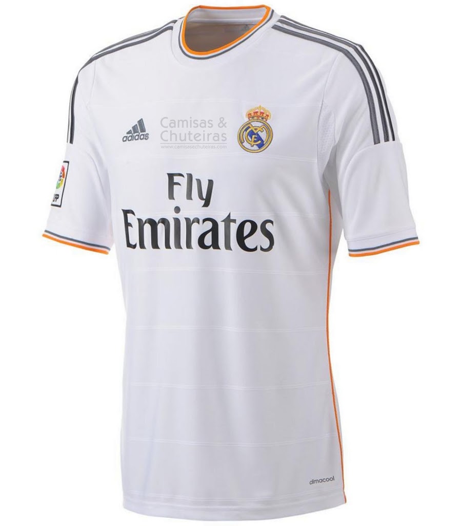cable One night persecution Real Madrid - Adidas home 13/14 - Camisas e Chuteiras
