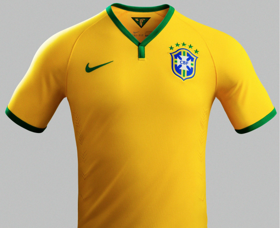 Brasil - Nike home 2014/2015 - Camisas e Chuteiras
